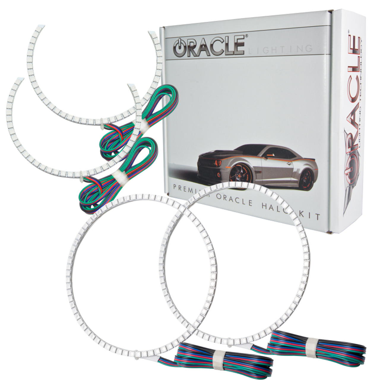 Oracle Dodge Durango 04-06 Halo Kit - ColorSHIFT w/ Simple Controller - 2645-504