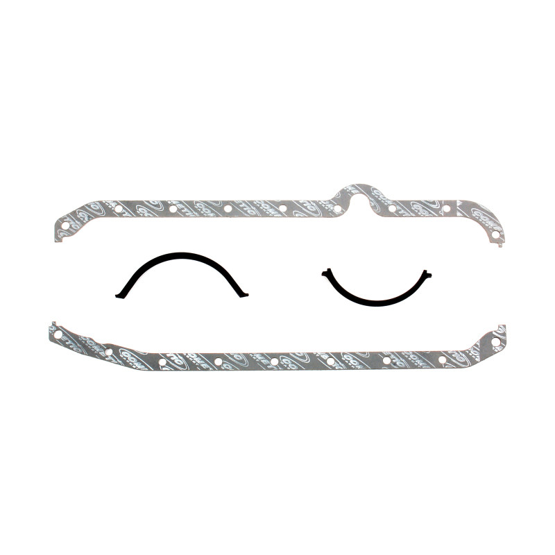 Cometic Chevrolet Gen-1 Small Block V8 .094i Fiber Oil Pan Gasket Kit Right Side Dipstick Thin Front - C5296