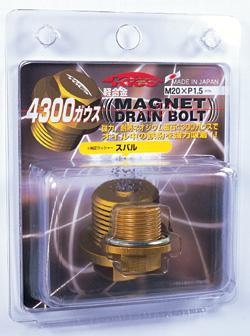 Project Kics Toyota/Daihatsu/Nissan Red Magnetic Drain Bolt - M12X1.25 - WMAG1 Photo - Primary