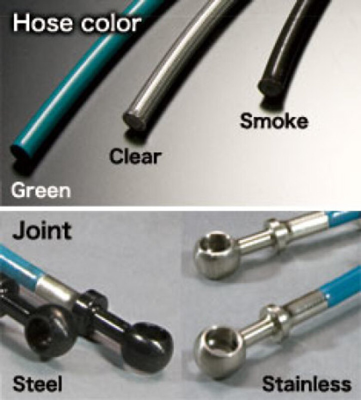 Project Mu Nissan Skyline HNR32 Stainless Steel Green Teflon Brake Lines (Special Order No Cancel) - BLN-004BG