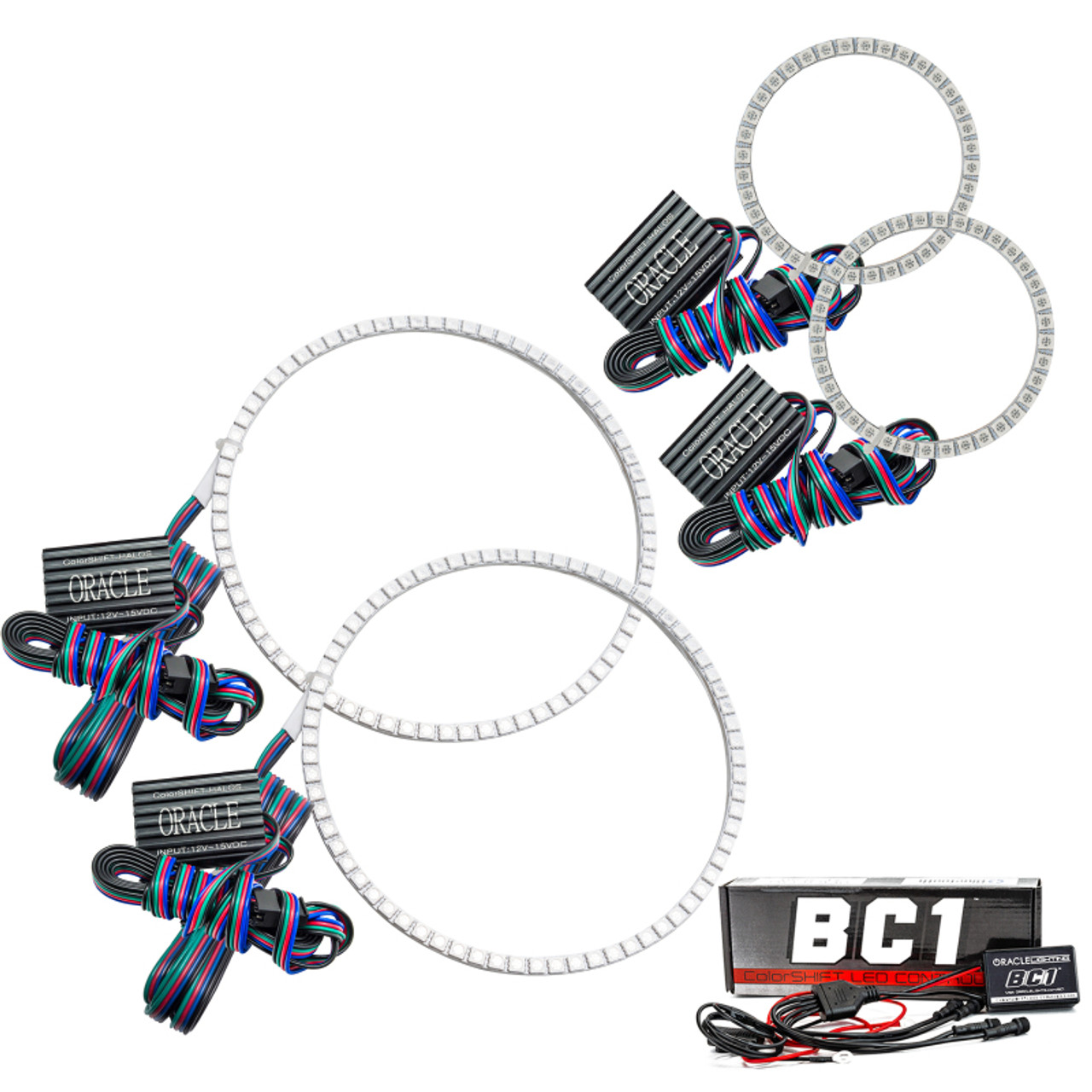 Oracle Volvo XC90 03-08 Halo Kit - ColorSHIFT w/ BC1 Controller - 2681-335