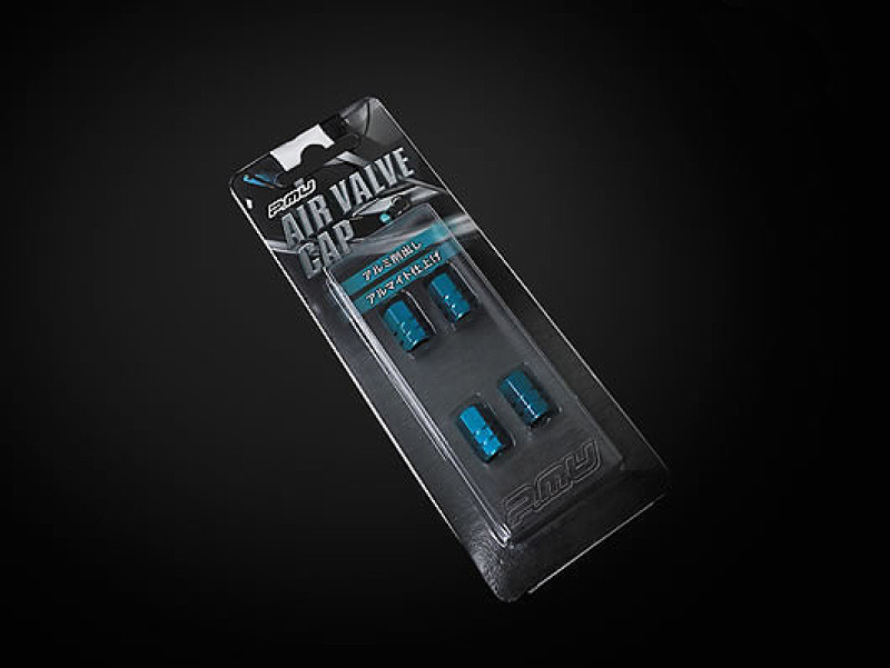 Project Mu Green Valve Stem Cap Set (4 Pieces) - PACCTC15