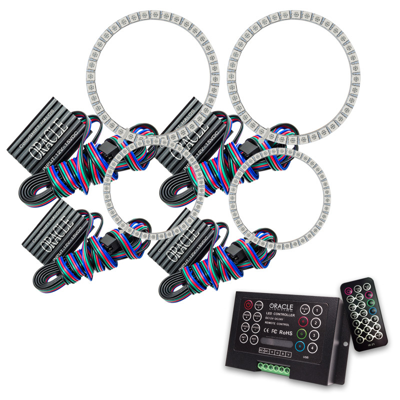 Oracle Aston Martin Vantage 07-12 Halo Kit - ColorSHIFT w/ 2.0 Controller - 2965-333