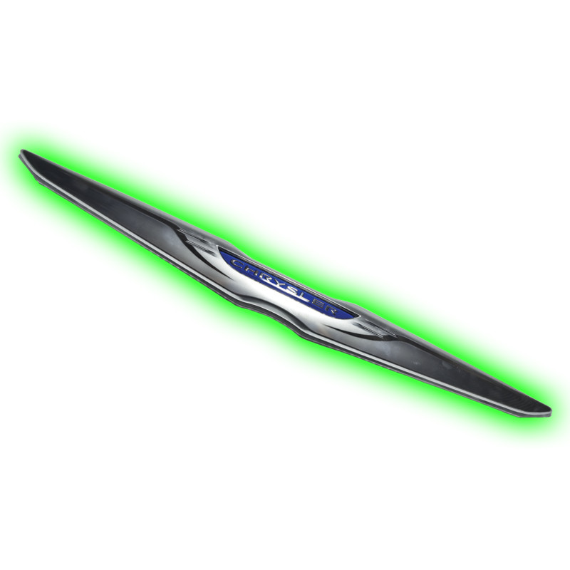 Oracle Chrysler Illuminated LED Sleek Wing - Dual Intensity - Green - 3020-004