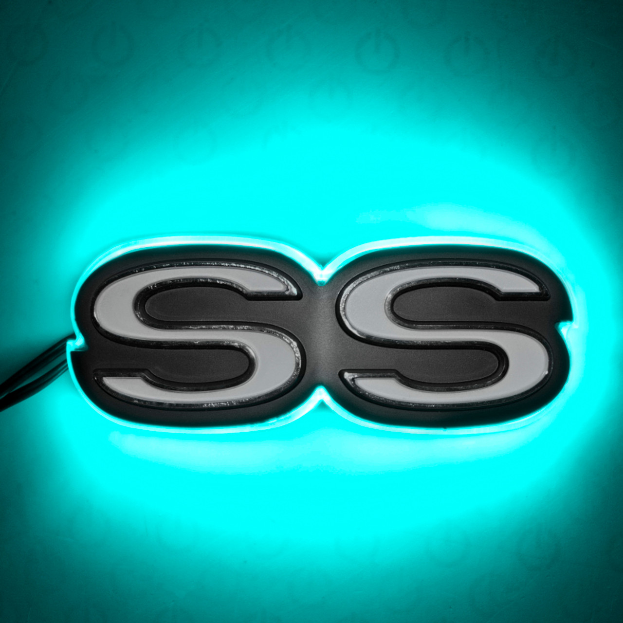 Oracle Chevrolet Camaro SS Illuminated Emblem - Aqua - 3095-010