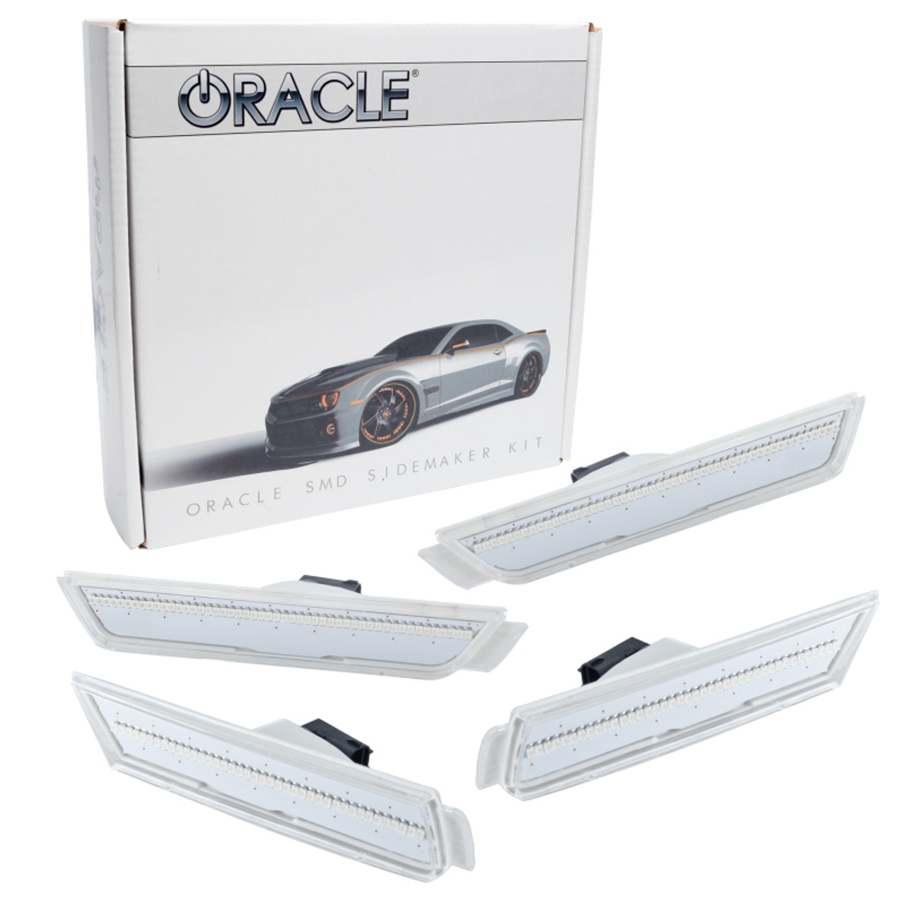 Oracle 10-15 Chevrolet Camaro Concept Sidemarker Set - Clear - No Paint - 3101-019