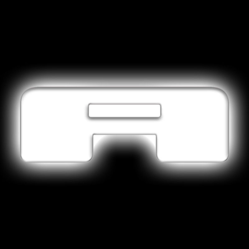 ORACLE Lighting Universal Illuminated LED Letter Badges - Matte Wht Surface Finish - A - 3140-A-001