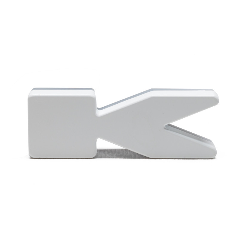 ORACLE Lighting Universal Illuminated LED Letter Badges - Matte Wht Surface Finish - K - 3140-K-005