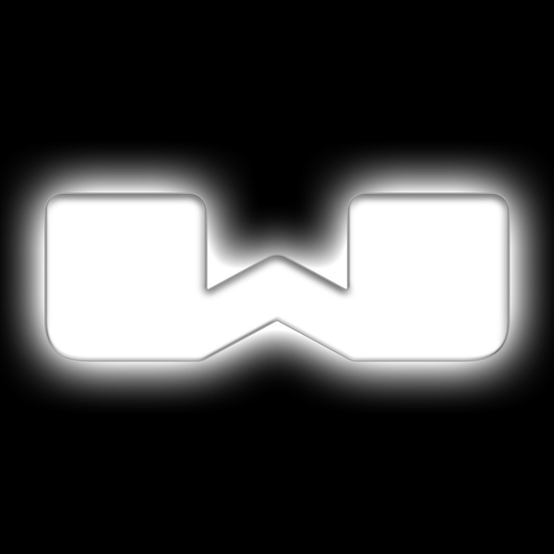 ORACLE Lighting Universal Illuminated LED Letter Badges - Matte Wht Surface Finish - W - 3140-W-001