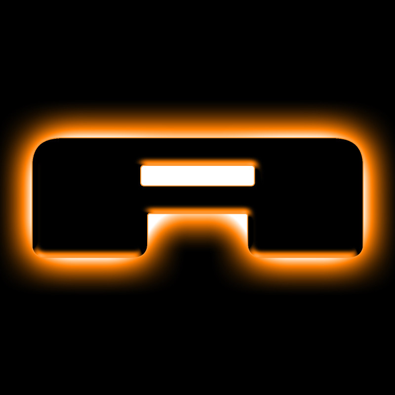 ORACLE Lighting Universal Illuminated LED Letter Badges - Matte Blk Surface Finish - A - 3141-A-005