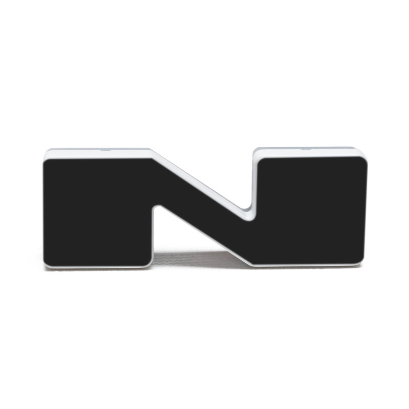 ORACLE Lighting Universal Illuminated LED Letter Badges - Matte Blk Surface Finish - N - 3141-N-001