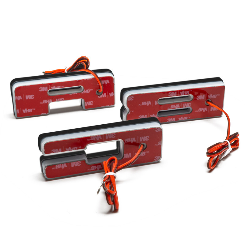 ORACLE Lighting Universal Illuminated LED Letter Badges - Matte Blk Surface Finish - N - 3141-N-001