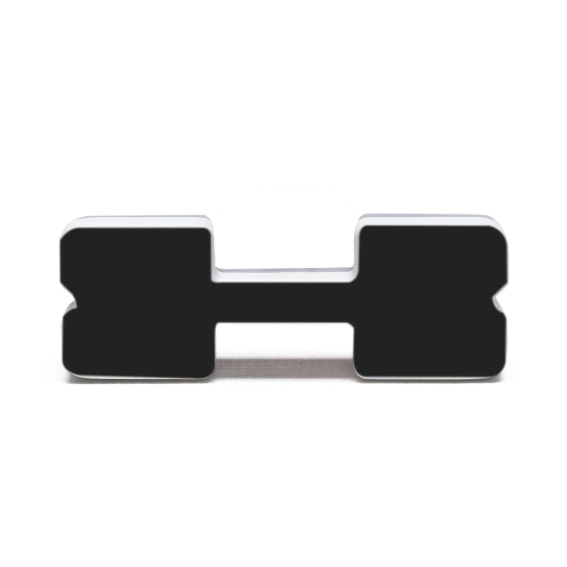 ORACLE Lighting Universal Illuminated LED Letter Badges - Matte Blk Surface Finish - X - 3141-X-005