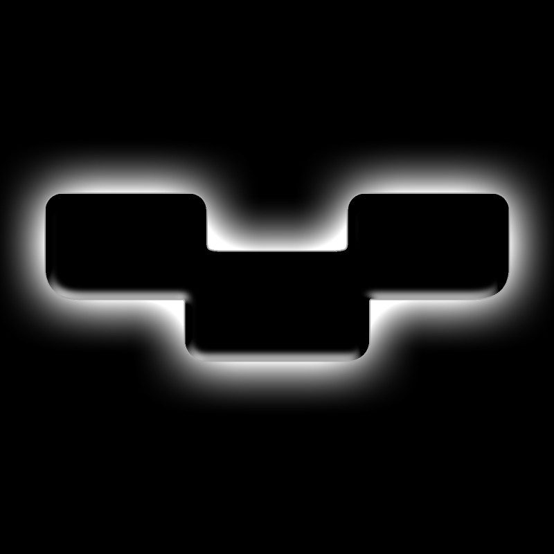 ORACLE Lighting Universal Illuminated LED Letter Badges - Matte Blk Surface Finish - Y - 3141-Y-001