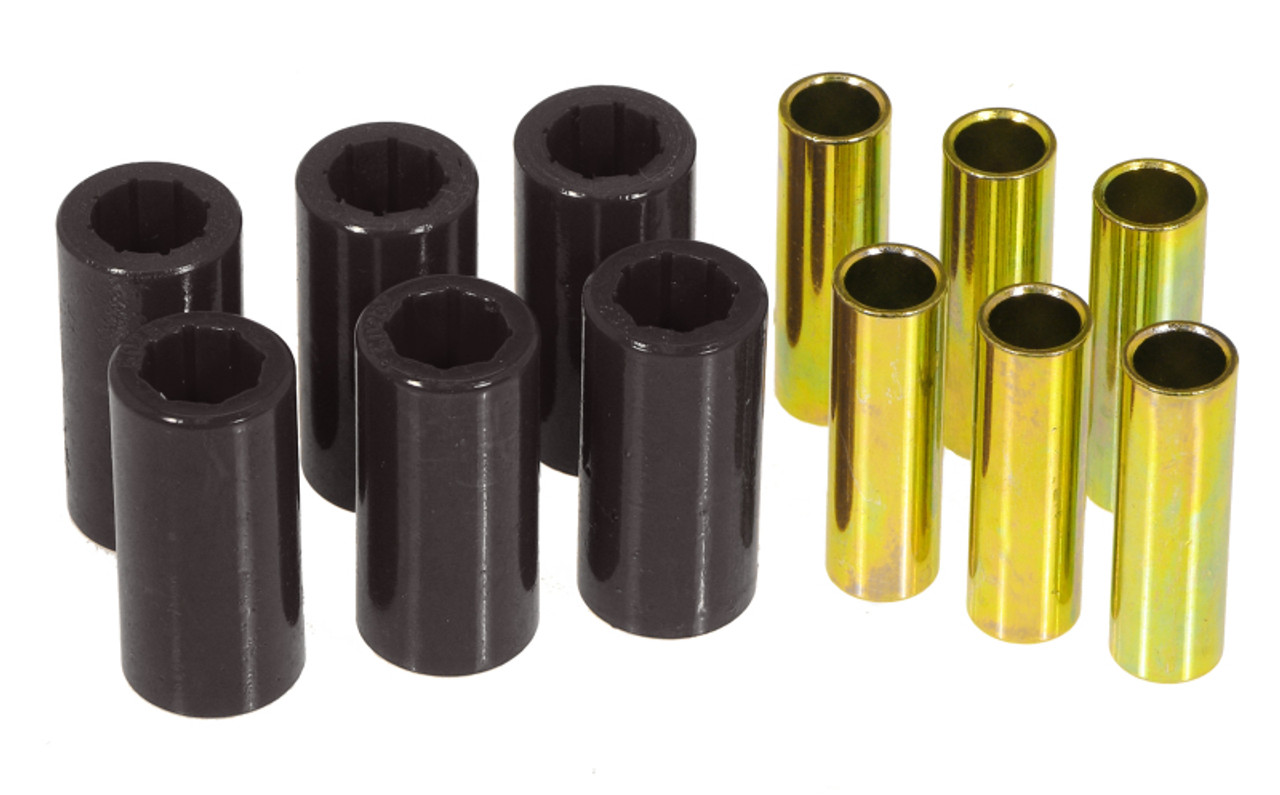 Prothane 55-75 Jeep CJ5/CJ6 Spring & Shackle Bushings - Black - 1-1001-BL