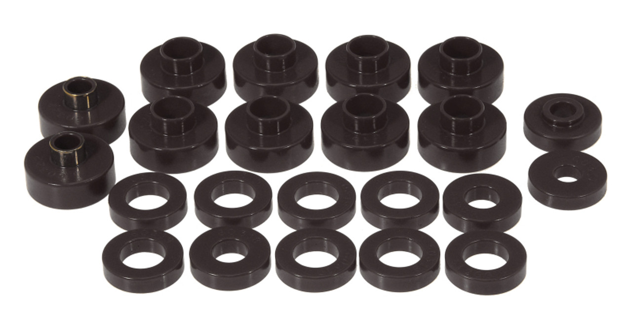 Prothane 76-79 Jeep CJ5/CJ7 Body Mount 22 Bushing Kit - Black - 1-102-BL