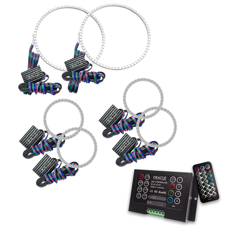 Oracle Nissan Frontier 01-04 Halo Kit - Triple - ColorSHIFT w/ 2.0 Controller - 3564-333