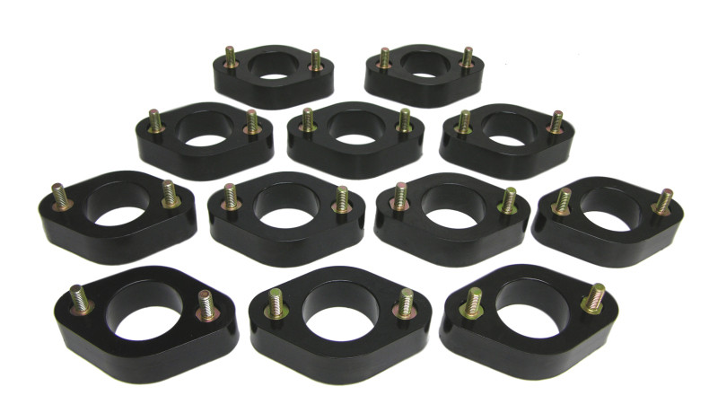 Prothane 07+ Jeep Wrangler JK Body Spacer Kit - 1in Lift - Black - 1-116-BL