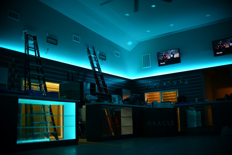 Oracle Exterior Black Flex LED 12in Strip - RGB ColorSHIFT - 3804-333