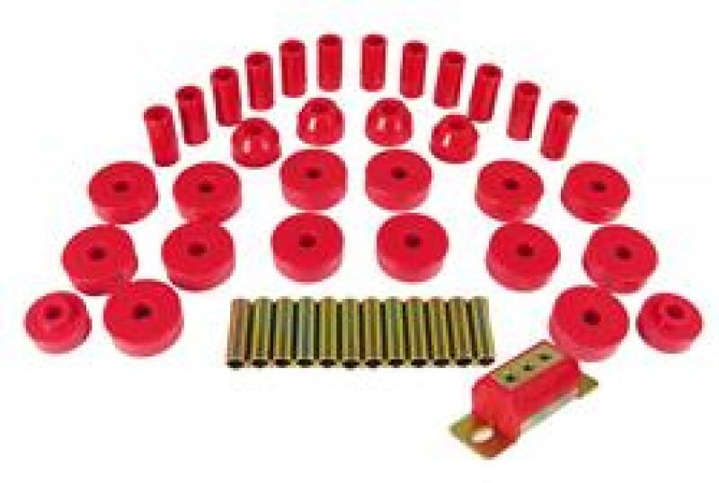 Prothane 74-75 Jeep CJ5 Total Kit - Red - 1-2013