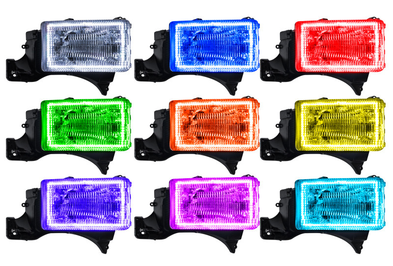 Oracle Dodge Ram 94-01 Halo Kit - ColorSHIFT w/ 2.0 Controller - 3956-333