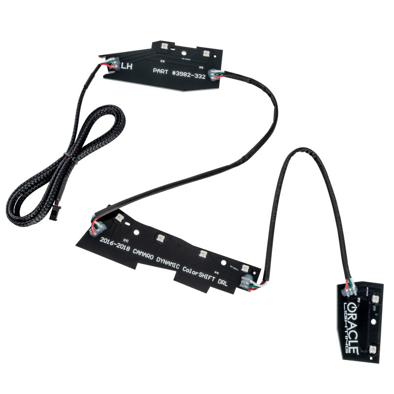 Oracle 16-18 Chevy Camaro Dynamic Headlight DRL Upgrade Kit - ColorSHIFT - Dynamic - 3982-332