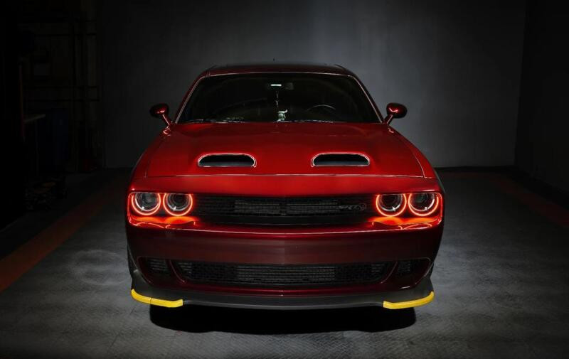 Oracle 15-21 Dodge Challenger LED Waterproof Halo Kit - Red - 3990-003