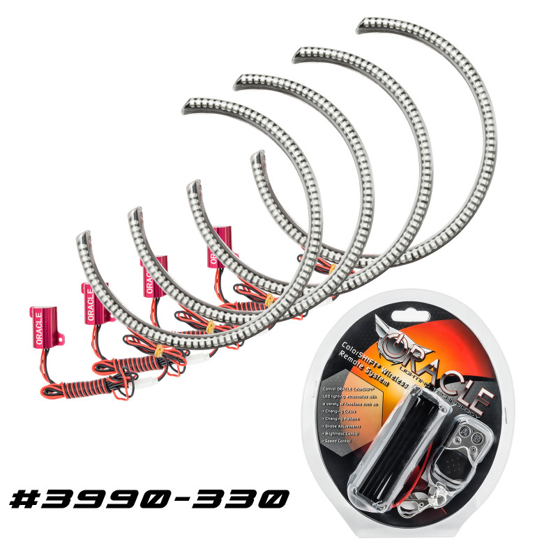 Oracle Dodge Challenger 15-21 LED Waterproof Halo Kit - ColorSHIFT - 3990-330