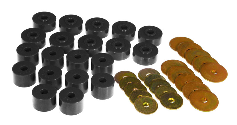 Prothane 85-89 Mitsubishi Montero Body Mount Kit - Black - 13-103-BL