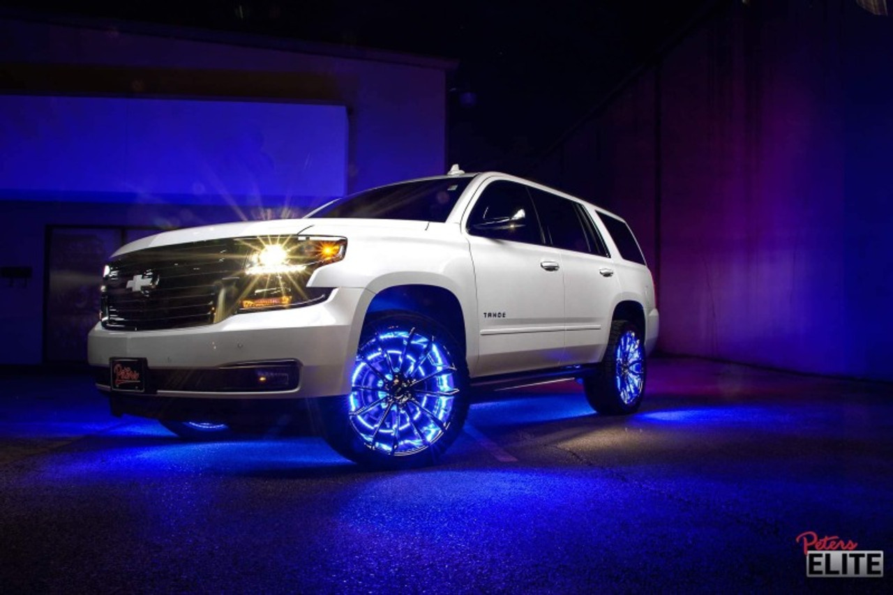 Oracle LED Illuminated Wheel Rings - ColorSHIFT - 15in. - ColorSHIFT No Remote - 4210-334