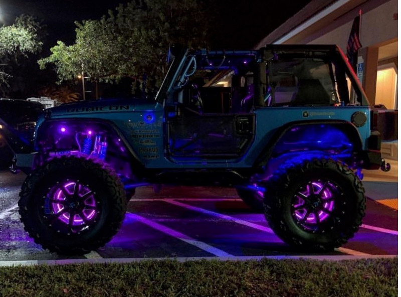 Oracle LED Illuminated Wheel Rings - ColorSHIFT - 15in. - ColorSHIFT No Remote - 4210-334