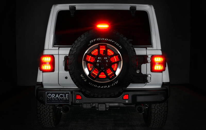 Oracle LED Illuminated Wheel Ring 3rd Brake Light - Red - 4211-003