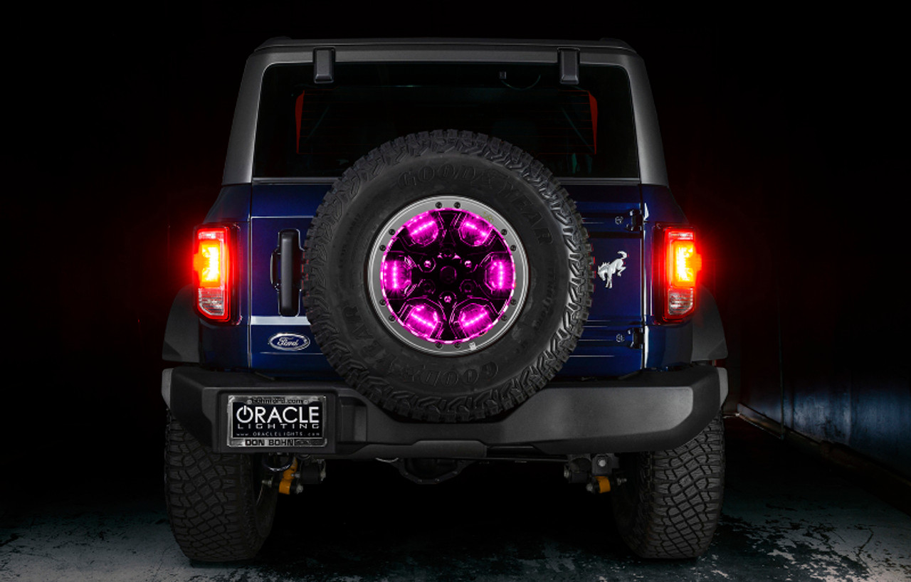 Oracle LED Illuminated Wheel Ring 3rd Brake Light - ColorSHIFT w/o Controller - 4211-334