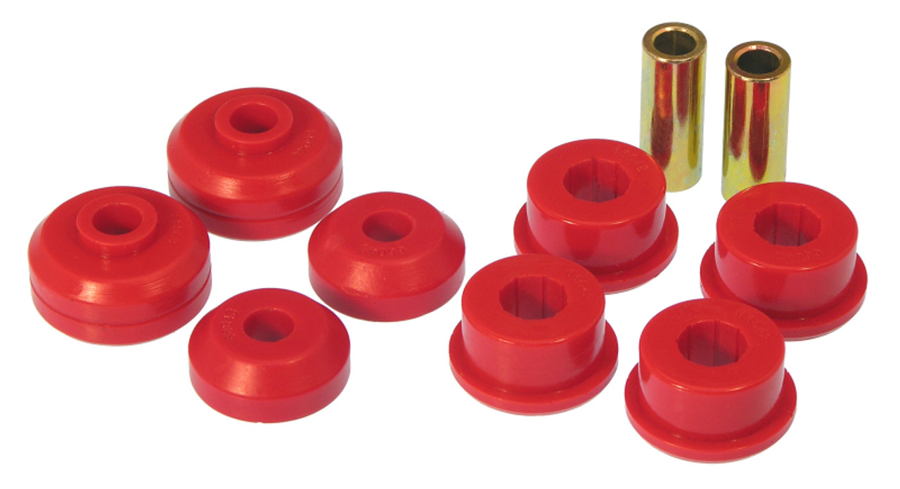 Prothane 95-99 Mitsubishi Eclipse Front Shock Bushings - Red - 13-901