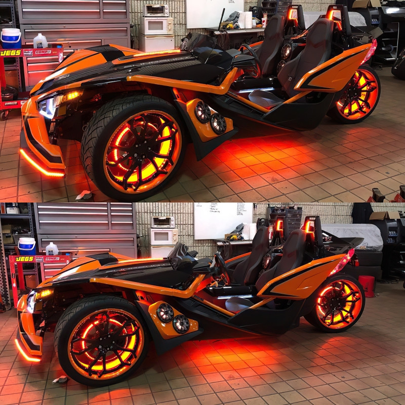 Oracle LED Illuminated Wheel Rings - ColorSHIFT No Remote - ColorSHIFT No Remote - 4215-334