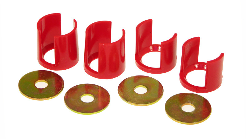 Prothane 89-94 Nissan 240SX Rear Subframe Inserts - Red - 14-102