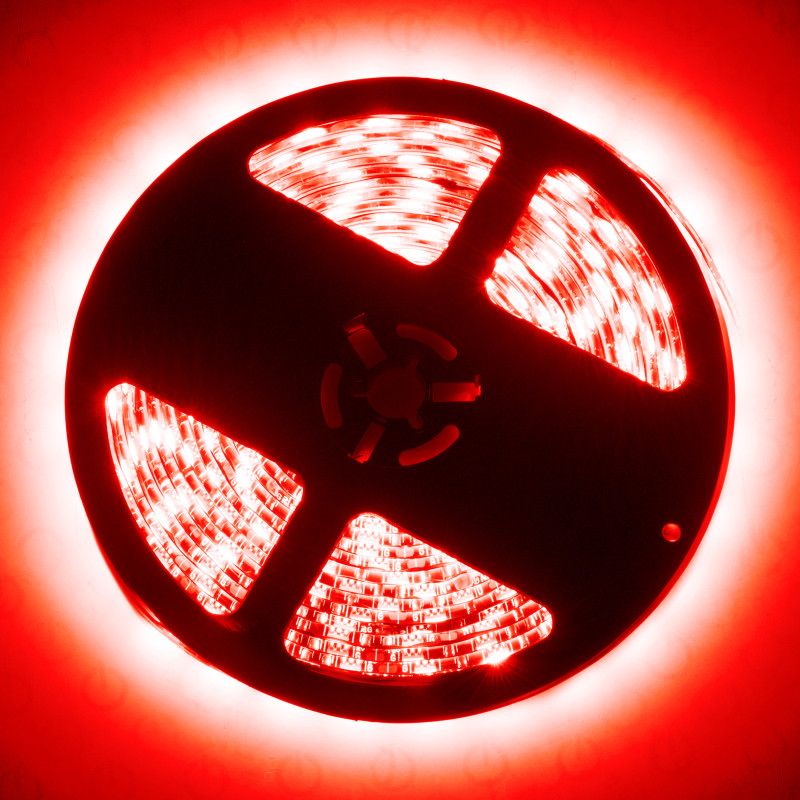 Oracle Exterior Black Flex LED Spool - Red - 4223-003