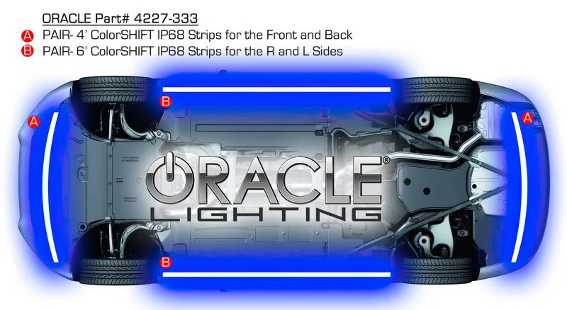 Oracle Universal LED Underbody Kit - ColorSHIFT - 4227-333