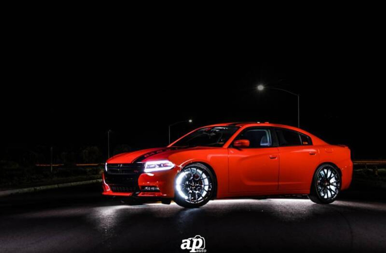 Oracle LED Illuminated Wheel Rings - Double LED - White - 4228-001