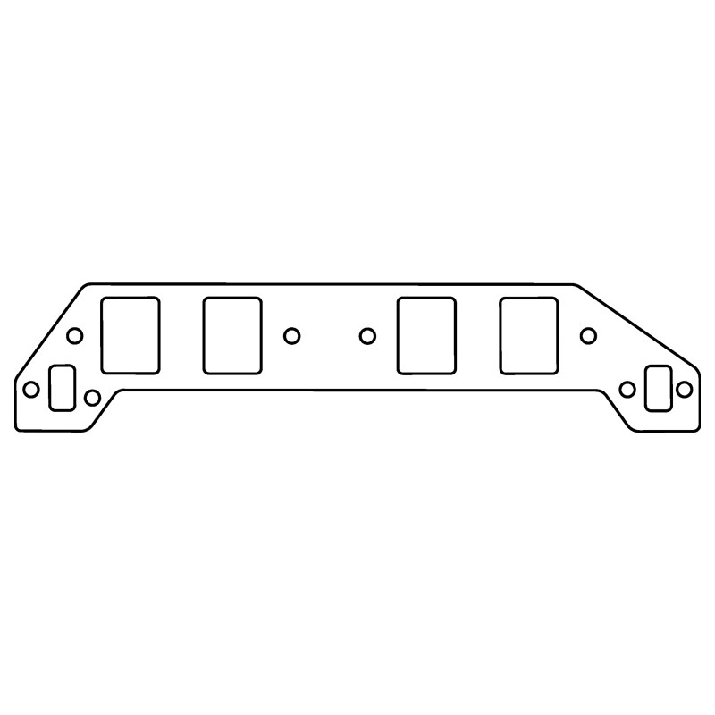 Cometic GM Gen-V/VI BB V8 .125in Fiber Intake Mani Gasket Set-2.460in x 1.860in Rect. Ports - C5342-125