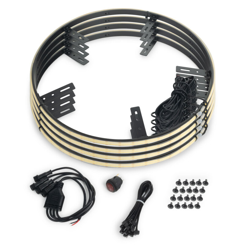 ORACLE Lighting LED Illuminated Wheel Rings - 16.5in PLASMA White - 4238-051