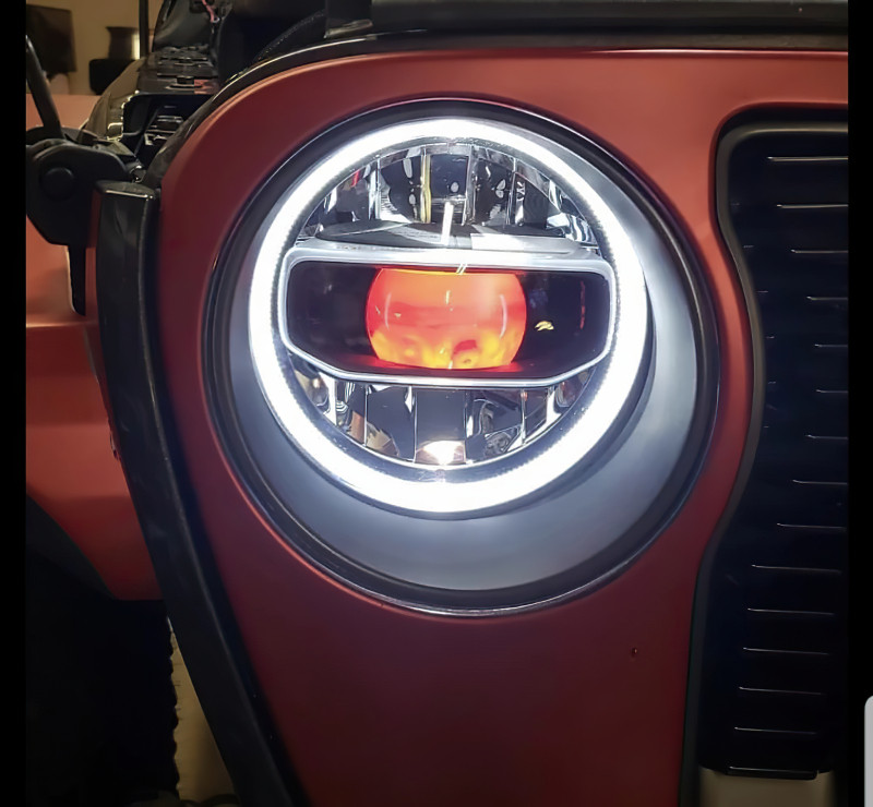 Oracle Jeep Wrangler JL/Gladiator JT Projector Illumination Kit - w/o Controller - 4511-334