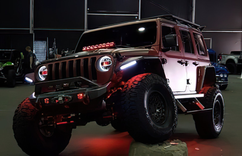 Oracle Jeep Wrangler JL/Gladiator JT Projector Illumination Kit - w/o Controller - 4511-334