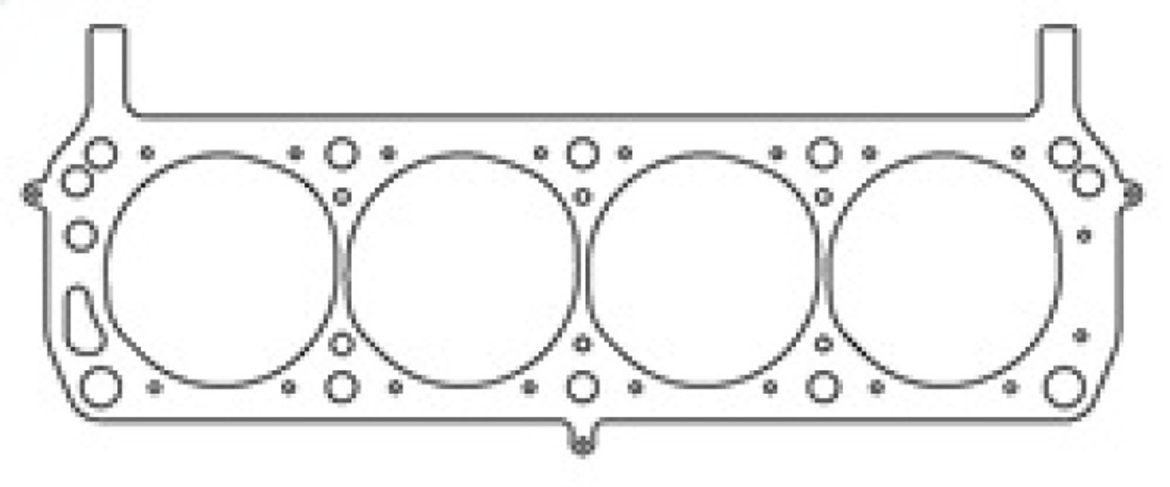 Cometic Ford 302/351W Windsor V8 .027in MLS Cylinder Head Gasket - 4.100in Bore - SVO/Yates - LHS - C5358-027
