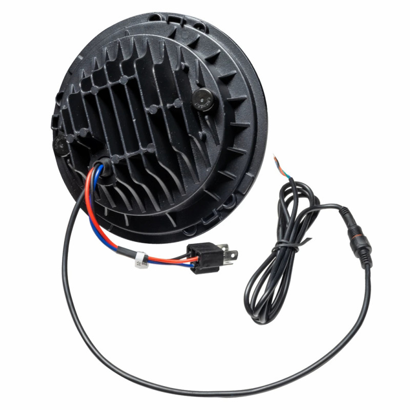 Oracle 7in High Powered LED Headlights - Black Bezel - ColorSHIFT 2.0 - 5769-333