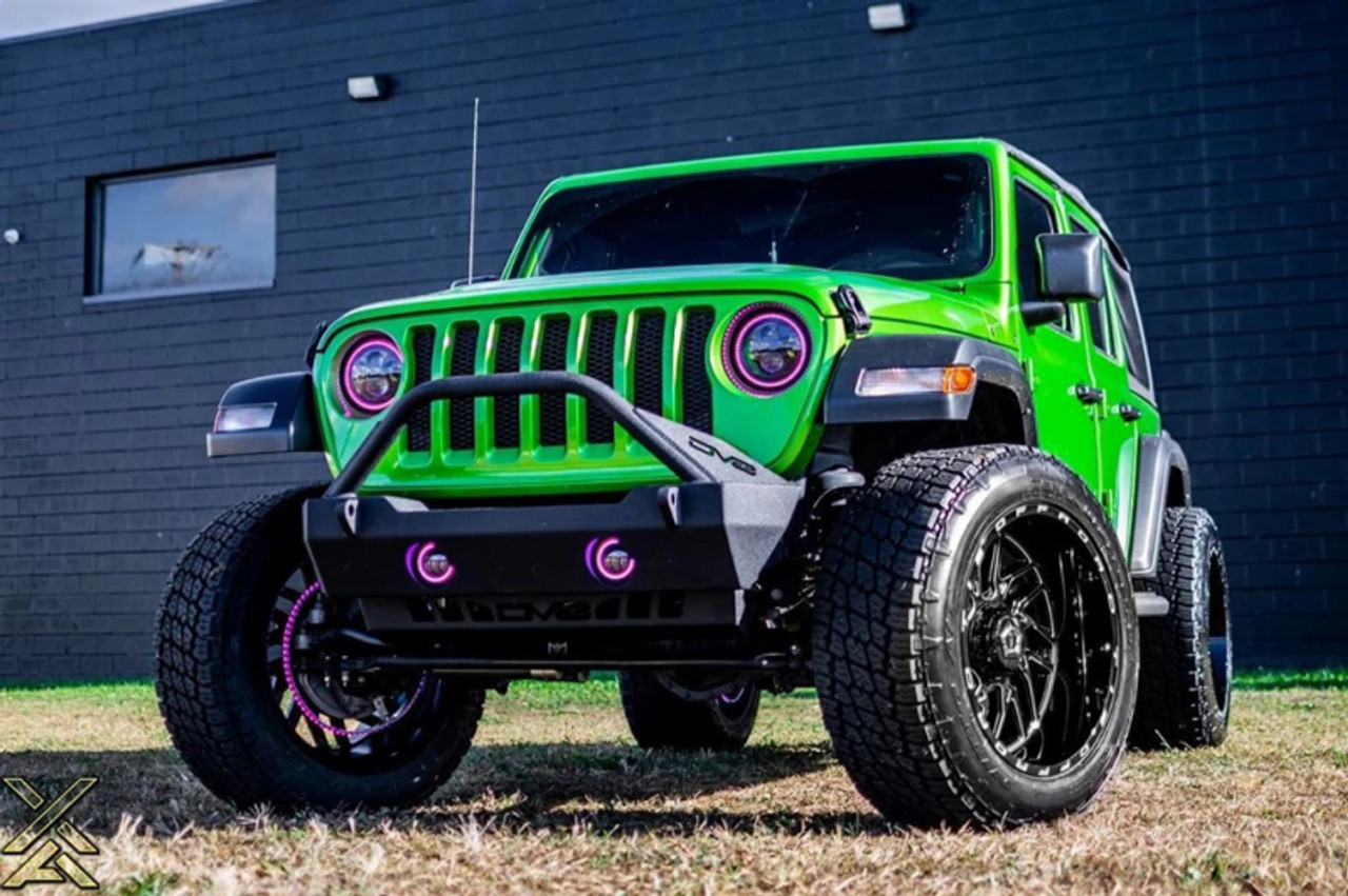 Oracle Jeep Wrangler JL/Gladiator JT 7in. High Powered LED Headlights (Pair) ColorSHIFT - 5769J-330