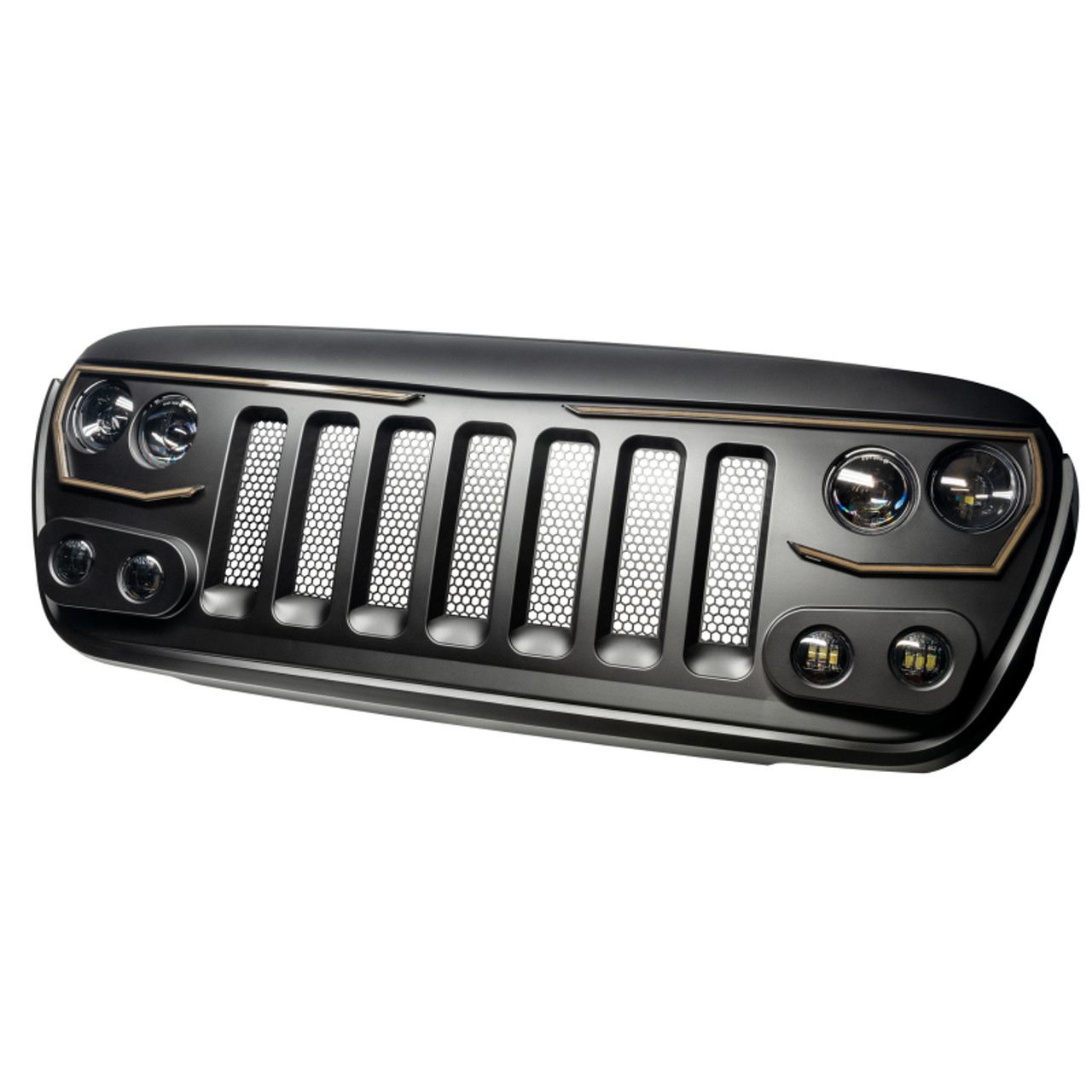 Oracle VECTOR Series Full LED Grille - Jeep Wrangler JL/JT - NA - 5837-PRO