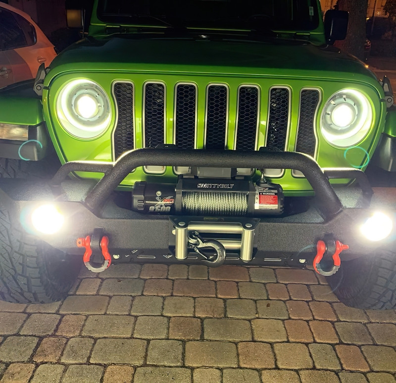Oracle Jeep JL/Gladiator JT Oculus Bi-LED Projector Headlights - Amber/White Switchback - 5839-023