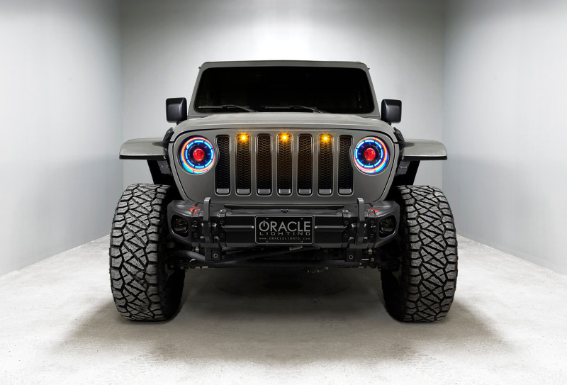Oracle Oculus Bi-LED Projector Headlights for Jeep JL/Gladiator JT - ColorSHIFT 2 - 5839-333