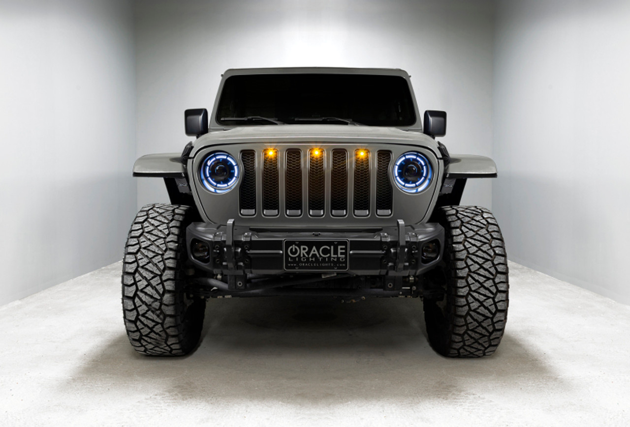 Oracle Oculus Bi-LED Projector Headlights for Jeep JL/Gladiator JT - w/ BC1 Controller - 5839-335
